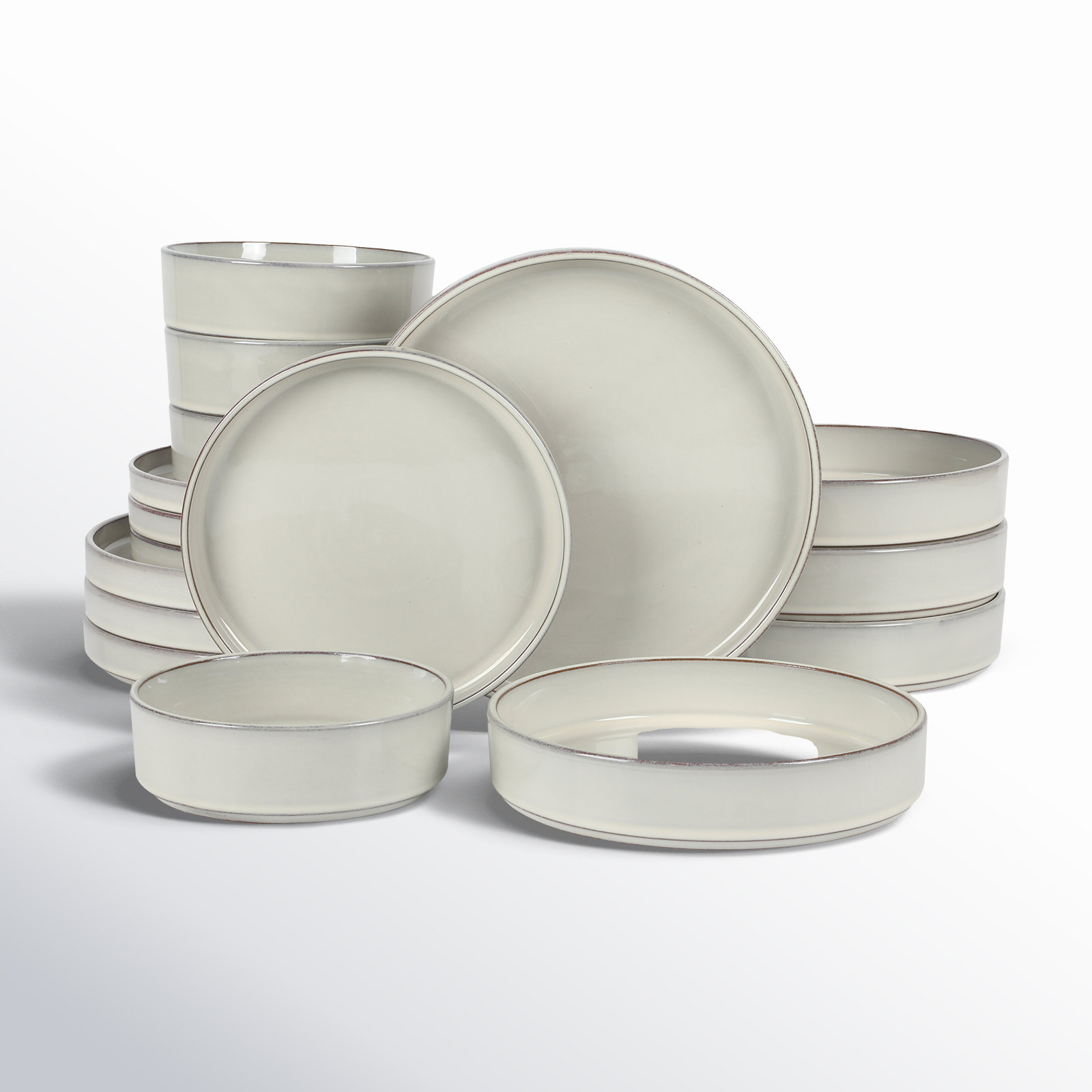 bloomhouse Santorini Terracotta Dinnerware Set - Service for 4 & Reviews | Birch Lane