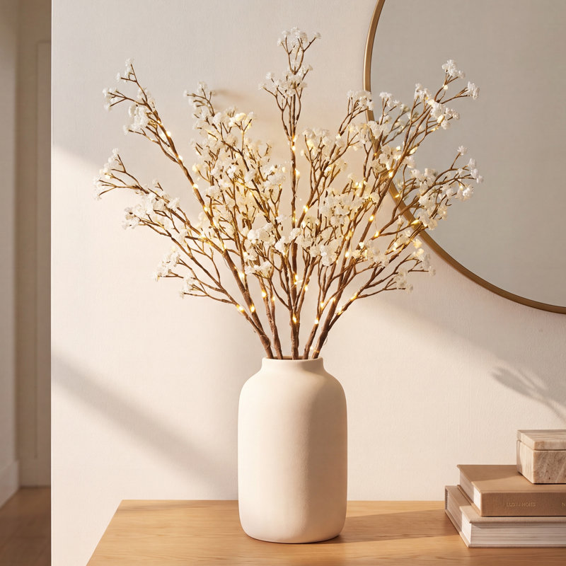 Baby's Breath Battery Lighted Trees & Branches