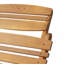 Chaise longue pliable en bois Lahaina