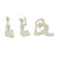 Ensemble de sculpture abstraite Yoga Pose