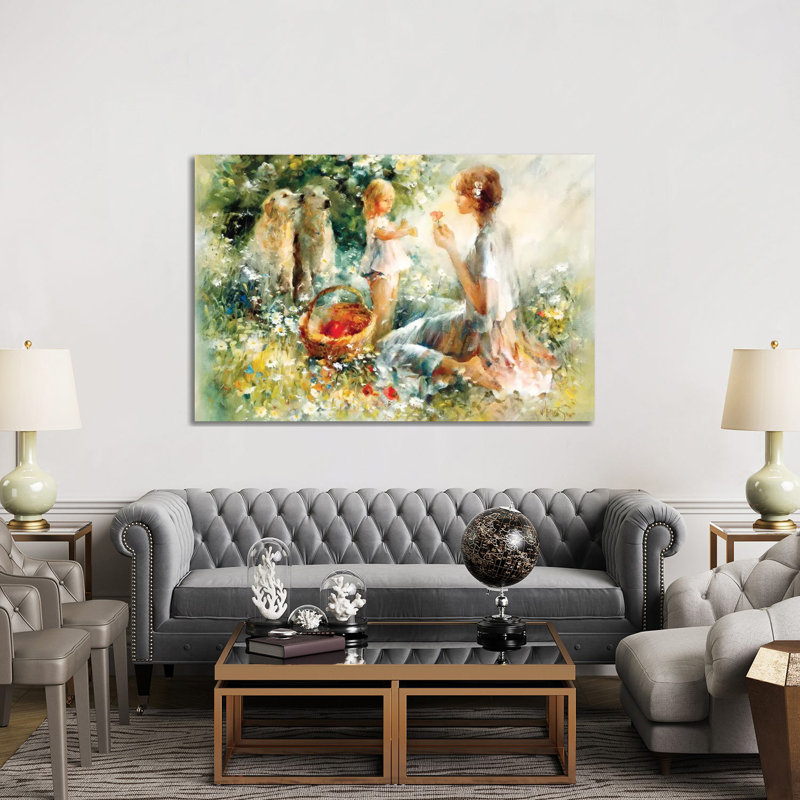 Picnic by Willem Haenraets - Wrapped Canvas Print, 152.5 cm H x 101.5 cm W