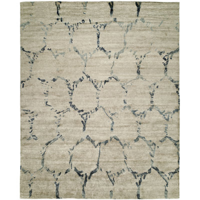 Maitland Geometric Area Rug in Beige