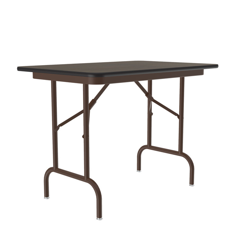 Table pliante rectangulaire 72'', H 26,5 po x L 48 po x l 24 po, Gris