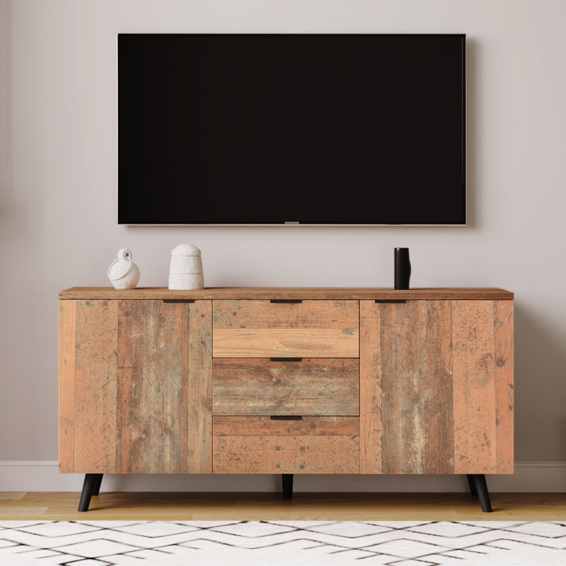 Alarica Unfinished TV Stand for TVs up to 55"