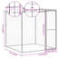 Minehead 150cm H Galvanised Steel Kennel With Door