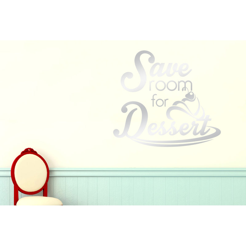 Wall Decal, Shiny Silver