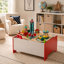 Teamson Kids Florida Amusement Park Activity Table With 6 Interactive Mini Games & Train Rail