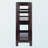 Irmfriede Espresso 5-Pc Storage Shelf With 4-Foldable Beige Baskets, 29.03" H X 24.93" W X 11.06" D