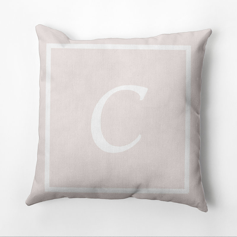 Reversible Throw Pillow, Ivory/White, 26"x26", C
