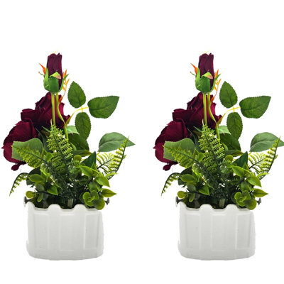 Naytcho 71.12 cm H Artificial Faux Floral in Plastic Vase