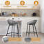Rossmoyne Counter Stool with Metal Frame-435557906