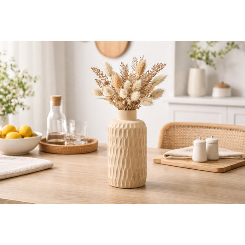 Aligi Handmade Wood Table Vase