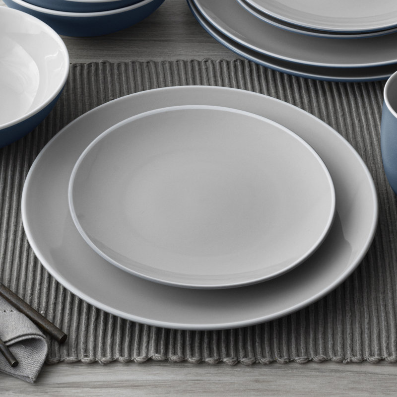 Noritake ColorTrio Coupe 4-Piece Place Setting, Blue