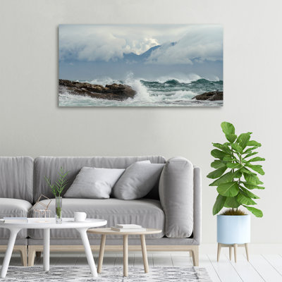 Rough Sea - Wrapped Canvas Print