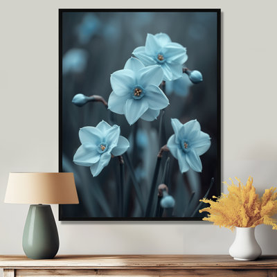 Monochromes Whimsy Wonderland Daffodils I - Daffodils Wall Art Living Room
