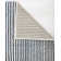 Callum Contemporary Banded Blue Area Rug