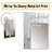 White An Gold Christianity Cross Dream II - Christianity Decorative Wall Mirror, Traditional Mirror, Printed Metal Art-1223496665