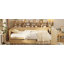 Lit de jour double en bois avec tablettes de rangement, lit multifonctionnel avec lit gigogne simple et bureau d'étude-118022037-118022039