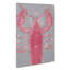 The Pink Lobster in Abstract - Wrapped Canvas-55303573