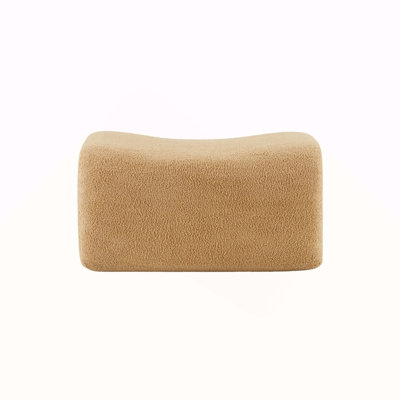 Ottoman Teddy Fabric-Camel