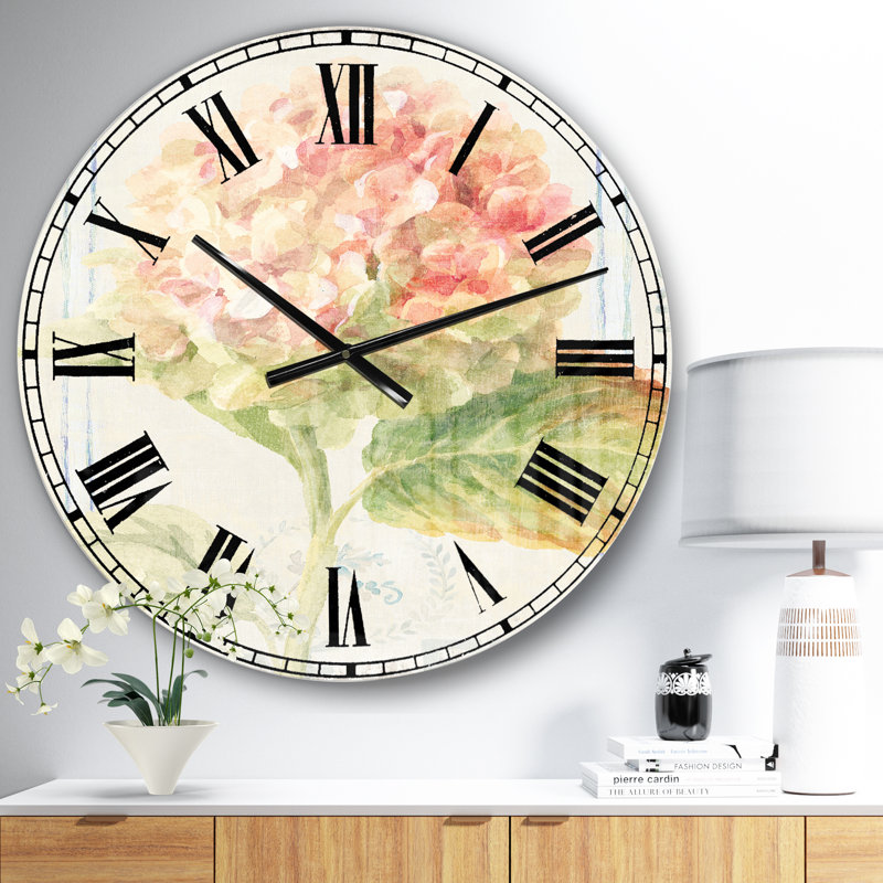 Horloge murale Floursack Florals, Moyen