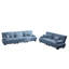 Ensemble de salon 2 pièces en chenille avec causeuse et canapé modulaire surdimensionné 3 places-30974685