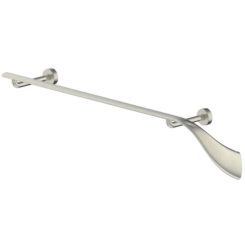 Porte-serviettes mural 18 po Twist Collection - Nickel brossé, Nickel brossé, 18"