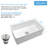 33" L x 20" W White Undermount Ceramic Single Bowl Farmhouse Kitchen Sink with Basket strainer and Bottom Rinse Grid-125035342