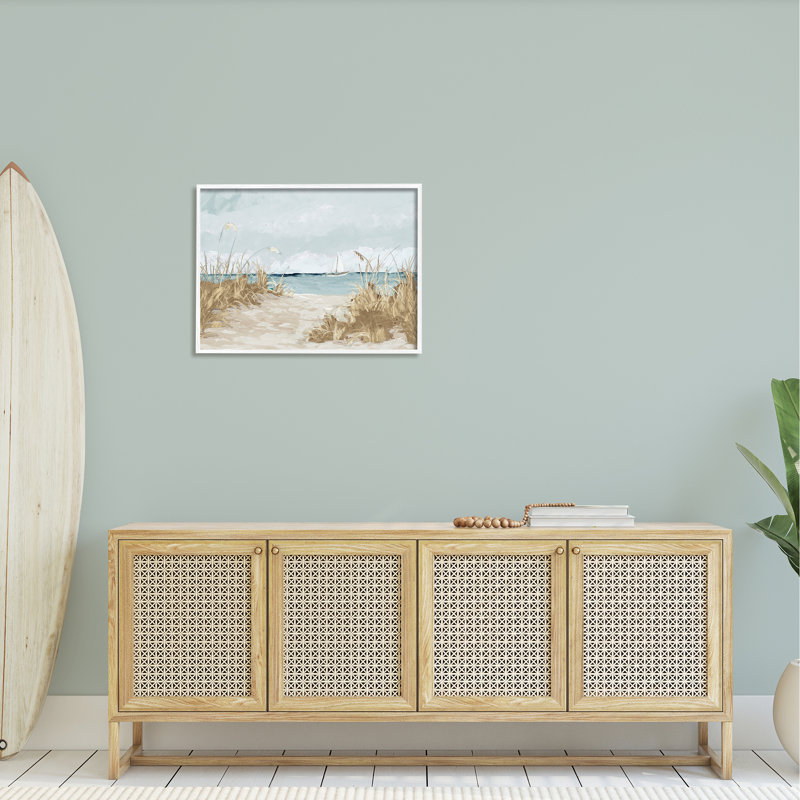 Cadre flottant, reproduction d'art sur bois, H 24 po x l 30 po x P 1,5 po