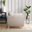 Marylin Upholstered Full Grain Leather Armchair-1367360251-1369066683