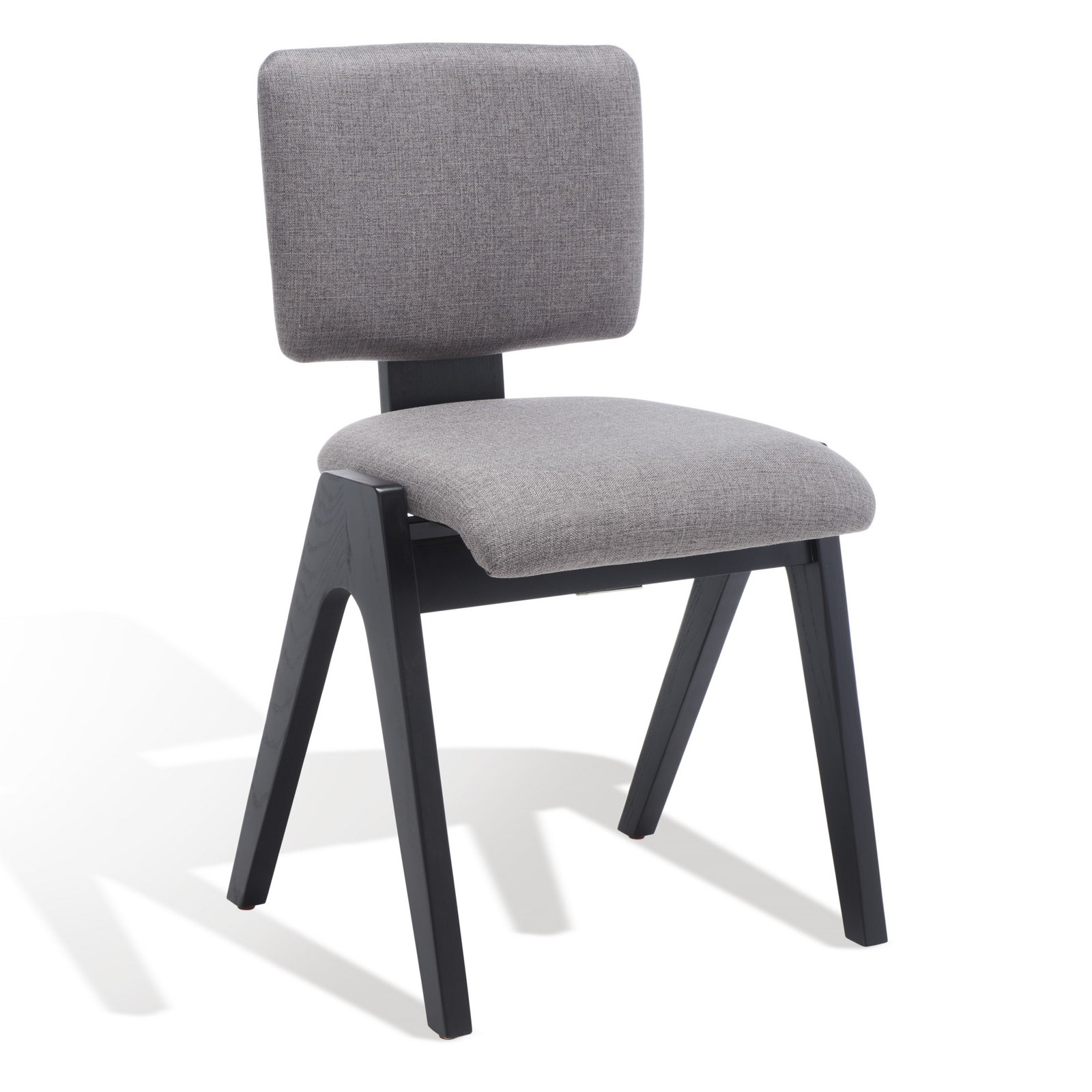 Ozzy Oak Dining Armchair, Grey Linen