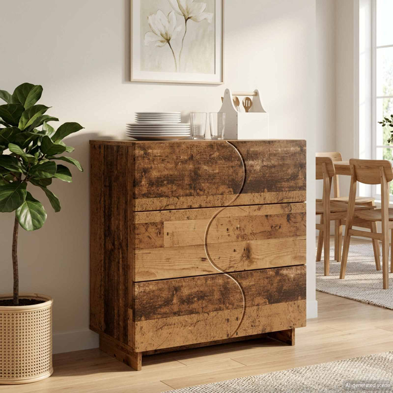 70 cm W Sideboard, Old Wood