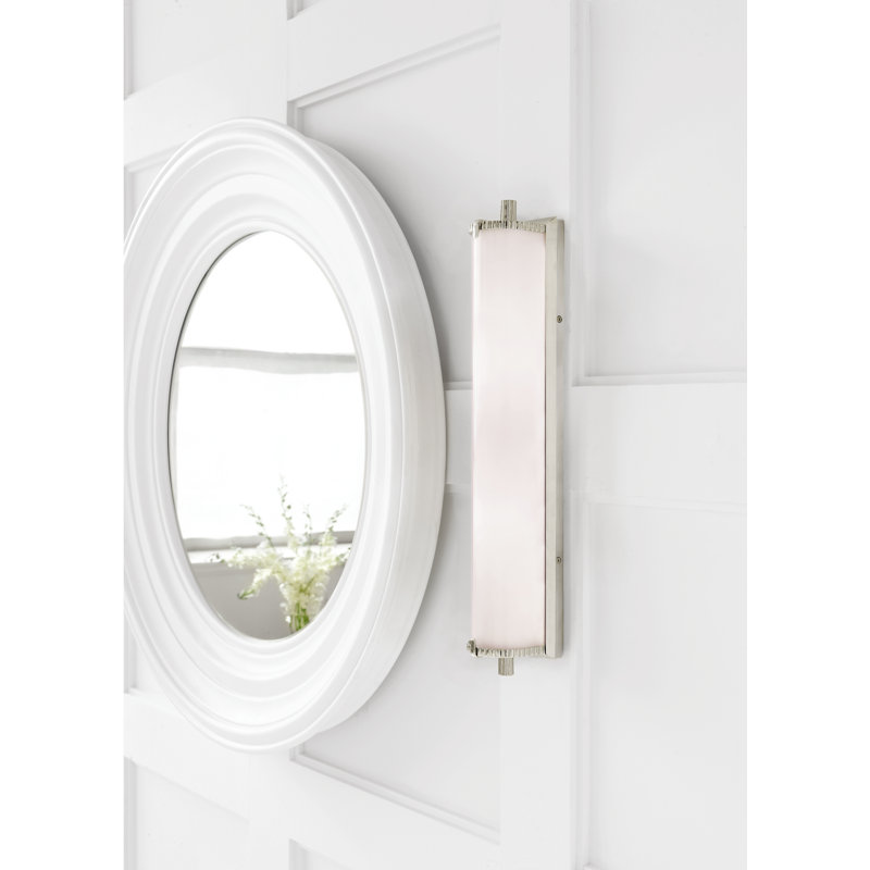 Thomas O'Brien Calliope Tall Bath Light, Polished Nickel