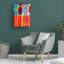 Art mural sur toile tendue - Rex Ray «Carnivale», art mural pour salon, chambre à coucher ou bureau - 35 x 47
