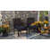 Alyah Square 2 - Person 22'' Long Bistro Set with Cushions