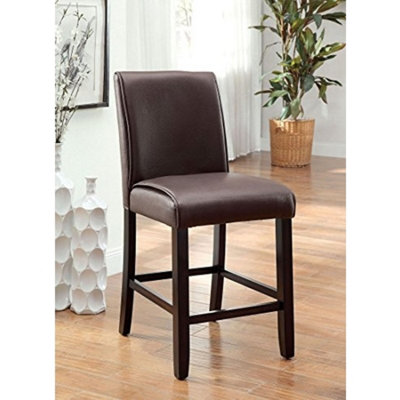 Chaise d’appoint en lin brun Lianna