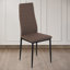 Akir 47.5cm H Fabric Upholstered Metal Upholstered Back Side Chair-1923517400-1923517399