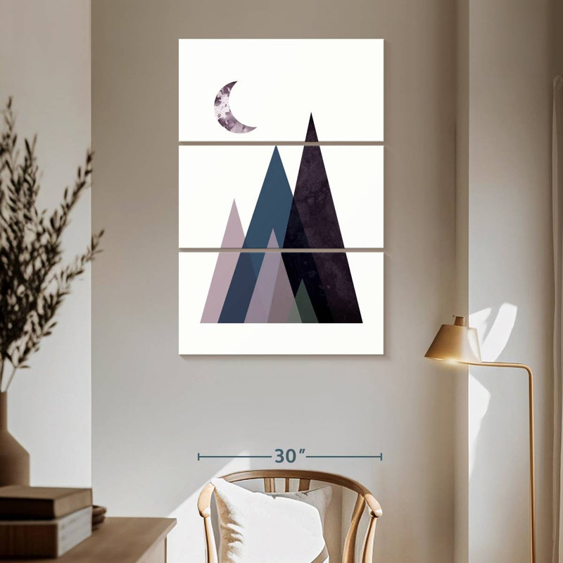 Alvord Scandi, bleu I, H 65 po x l 42 po