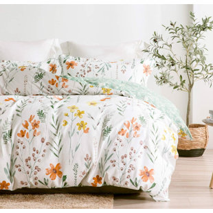 SLEEPBELLA Comforter, 600 Thread Count Cotton Comforter Sets, Down Alternative Bedding Set 3Pcs
