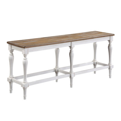 Poulin Solid Wood Bench
