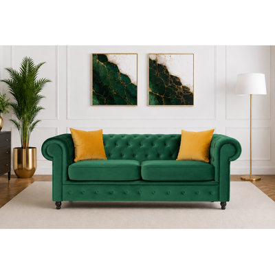 Frances 3 Seater Chesterfield Sofa Velvet