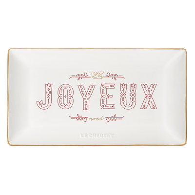Le Creuset Noel Stoneware Hostess Tray
