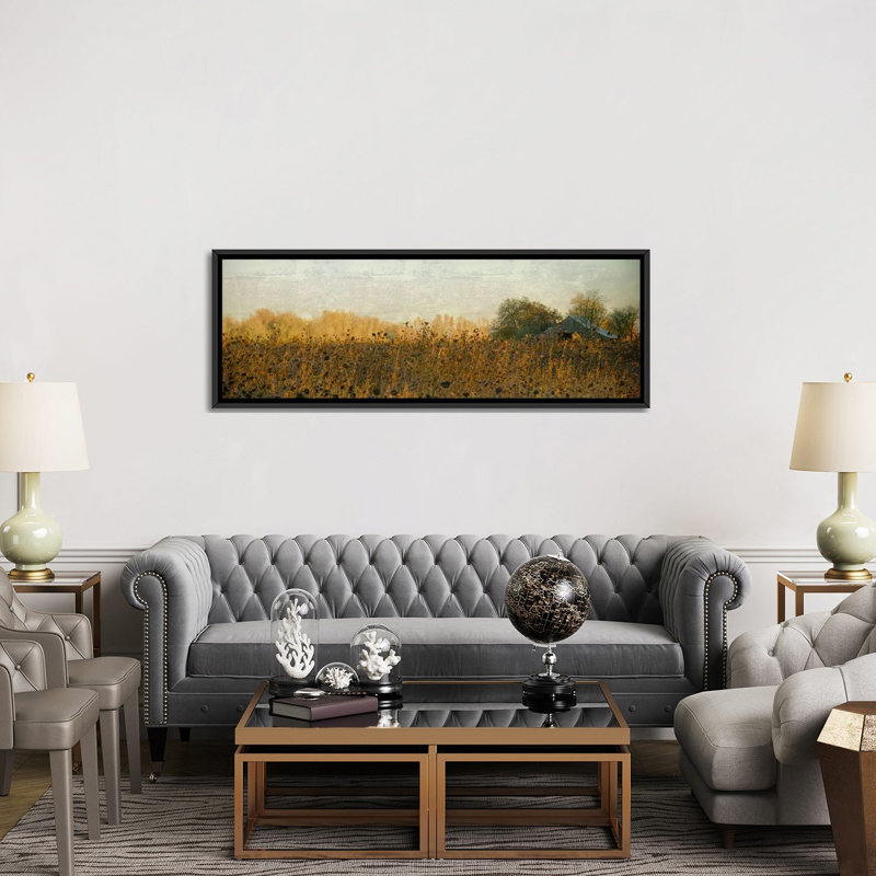 «Rustic Barn on a Rainy Day», reproduction sur toile, H 20 po x l 60 po x P 1,5 po