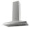 Dama 30" 600 CFM Convertible Wall Mount Range Hood in Silver with Nightlight Remote Control Included