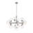 Modern Hammered Glass 13-Light Sputnik Chandelier