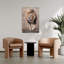 Majestic African Lion Contemporary Wall Art Print by Jeffrey C. Sink - 1 Piece Wrapped Canvas Wall Art-80795076