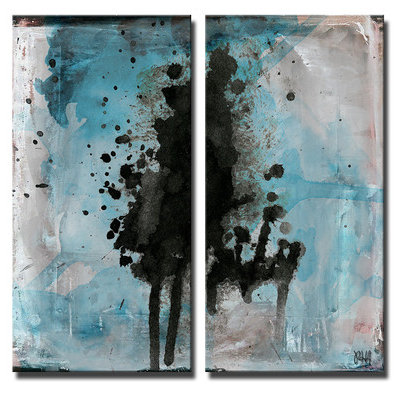 « inkd viii », ensemble de 2 reproductions d’art sur toiles