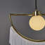 1 - Light Polished Brass Unique/Statement Pendant-210279336