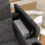 Fauteuils inclinables multifonctionnels avec rangement et port de charge, tissu chenille, style moderne pour la maison