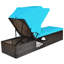 Chaise longue avec coussin Cieran